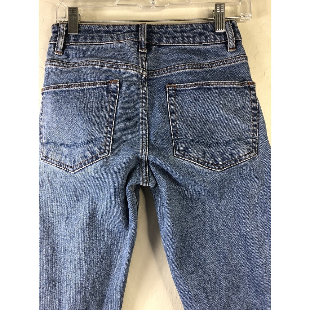 ASOS Mens 28 x 32 Denim Jeans Slim Fit Medium Blue Stonewash - Picture 5 of 9